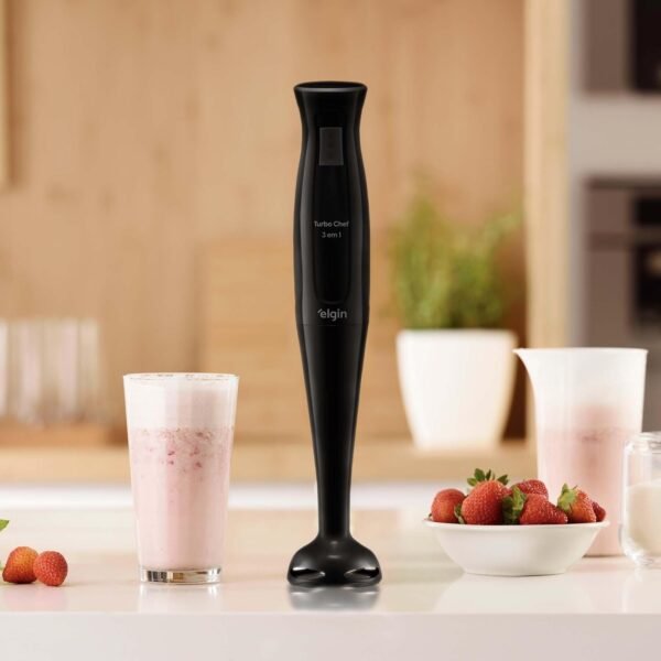 Mixer Vertical Turbo Chef Elgin 3 em 1 200W Preto 110v - Imagem 2
