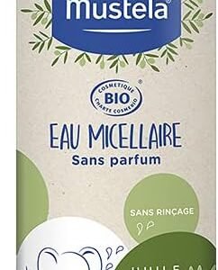 Mustela Água Micelar Bio 400Ml - Limpa As Impurezas Da Pele Do Rosto E Corpo Vegana Sem Fragrância Fórmula Biodegradável Com 99% De Ingredientes De Origem Natural