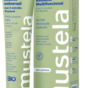 Mustela Bálsamo Multifuncional 75ml - Hidratante para áreas ressecadas do corpo com 3 extratos de Abacate, com 99,7% de ingredientes de origem natural - Para Bebês, Crianças e toda a Família