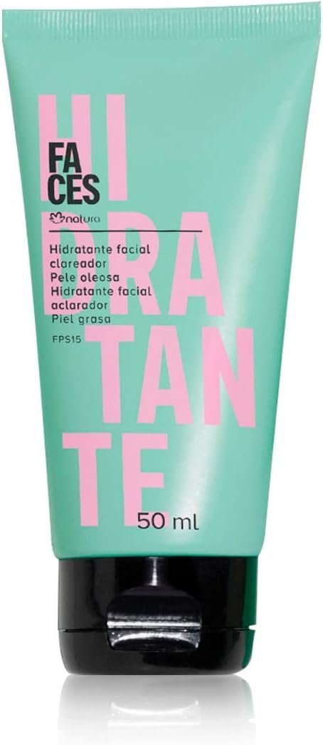 NATURA FACES HIDRATANTE FACIAL PELE MISTA OLEOSA FPS15 50ML 1 NATURA FACES HIDRATANTE FACIAL PELE MISTA OLEOSA FPS15 50ML