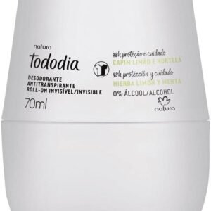 NATURA TODODIA CAPIM LIMÃO E HORTELA DESODORANTE ROLLON 70ML