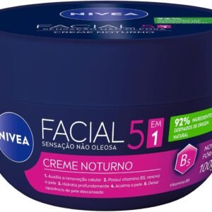 NIVEA Creme Facial Noturno - O potinho noturno dos queridinhos da hidratação facial, auxilia a renovação celular e hidrata profundamente a pele enquanto você dorme - 100g