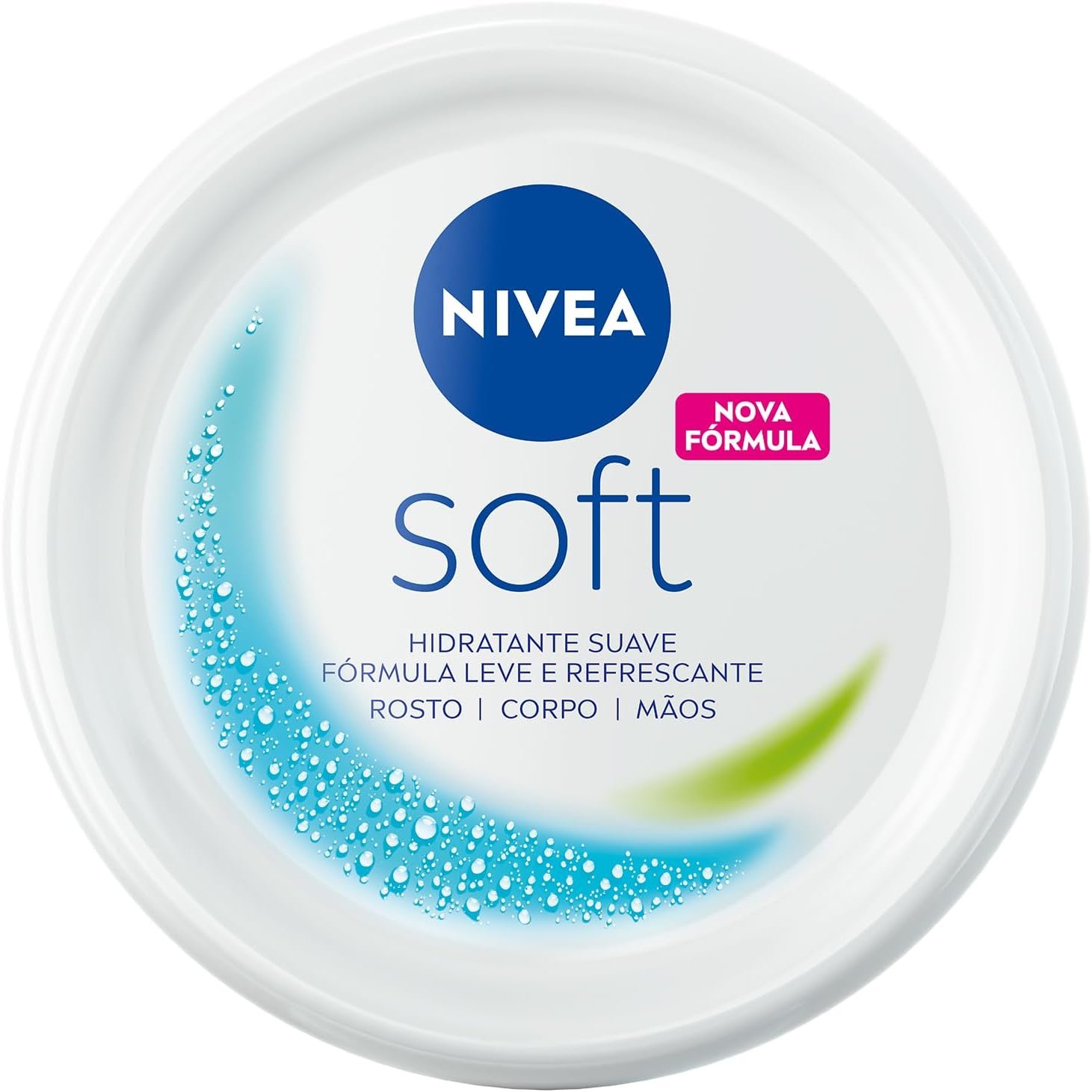 NIVEA Creme Soft 97g - Hidratação suave para rosto, mãos e corpo com fórmula leve e refrescante 1 NIVEA Creme Soft 97g - Hidratação suave para rosto, mãos e corpo com fórmula leve e refrescante