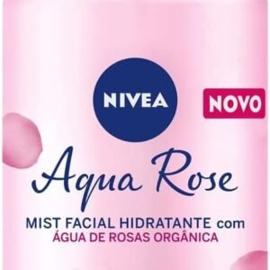 NIVEA Hidratante Facial Mist Aqua Rose 150ml - Hidratante em spray com água de rosas, pode ser usado como primer ou para refrescar a pele nos dias quentes