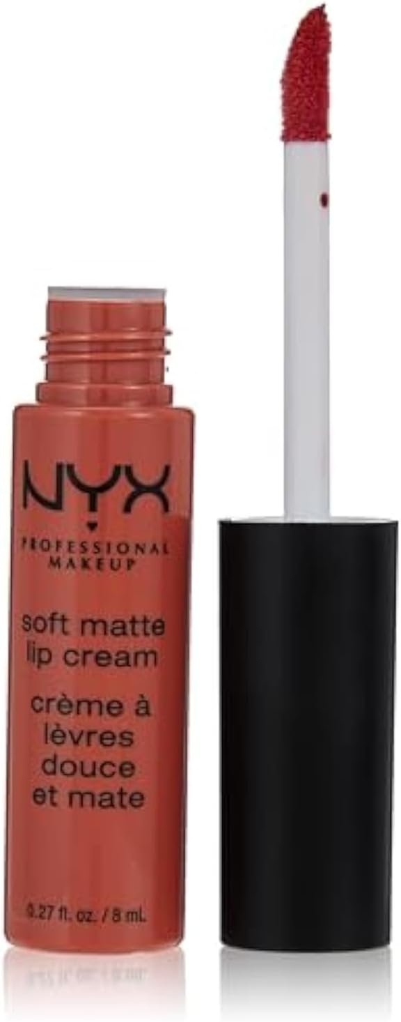 NYX PROFESSIONAL MAKEUP Creme para lábios suave fosco, batom líquido leve - Cannes (Matte Muted Mauve) 1 NYX PROFESSIONAL MAKEUP Creme para lábios suave fosco, batom líquido leve - Cannes (Matte Muted Mauve)