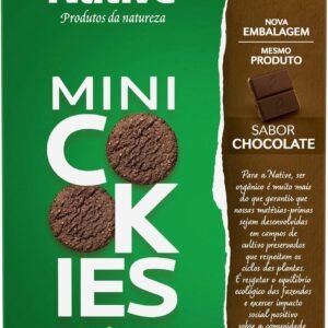 Native Mini Cookie Sabor Baunilha Orgânico Display Com 8 Unidades De 40G