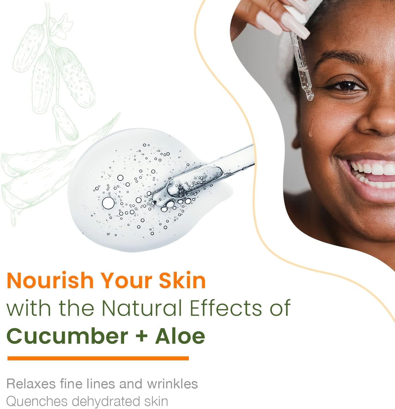 Natural Chemist Sérum Facial De Pepino E Babosa - Dermatologicamente Testado, Hidrata E Hidrata A Pele Seca, Reduz A Vermelhidão, Acalma, Antienvelhecimento, Cuidados Com A Pele Coreanos Sem Cruelda 2 Natural Chemist Sérum Facial De Pepino E Babosa - Dermatologicamente Testado, Hidrata E Hidrata A Pele Seca, Reduz A Vermelhidão, Acalma, Antienvelhecimento, Cuidados Com A Pele Coreanos Sem Cruelda - Imagem 2