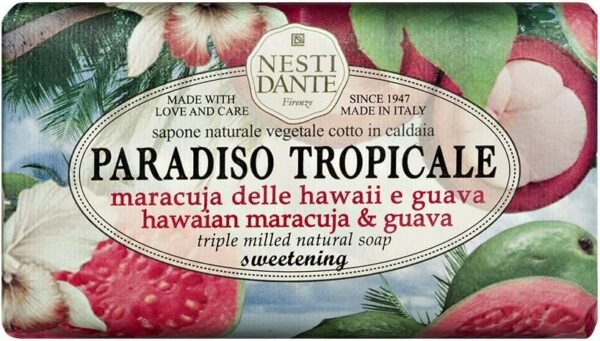 Nesti Dante Sabonete Barra Paradiso Tropicale Maracujá Do Hawaii E Goiaba Natural Nesti