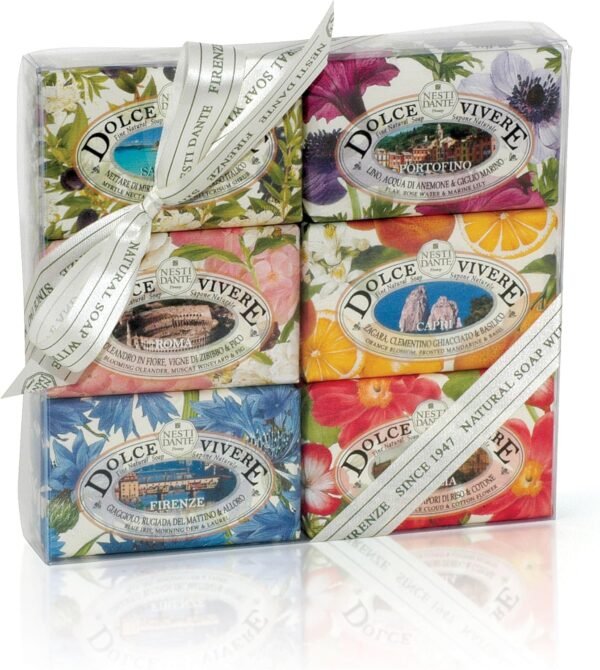 Nesti Dante Sabonete Kit Collection Dolce Vivere Natural Natural