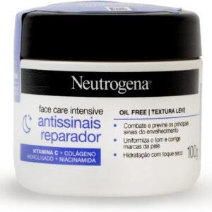 Neutrogena Hidratante Facial Antissinais Reparado Face Care Intensive, 100g