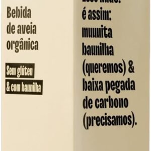 Nude. Bebida De Aveia Orgânica Baunilha Nude 1L