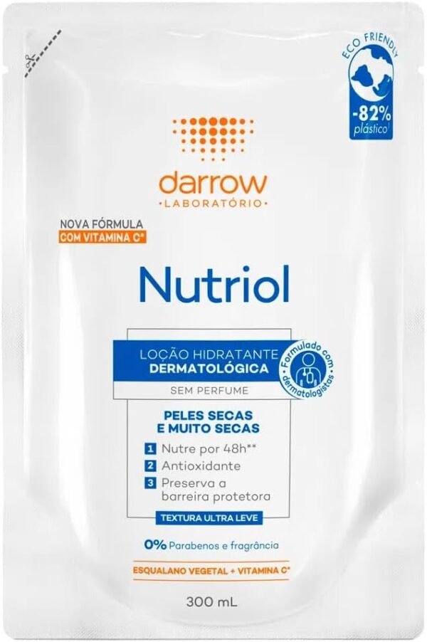 Nutriol Hidratante sem Perf Refil 300ml Nova Fórmula - Darrow