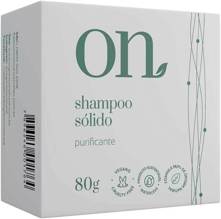 ON Shampoo Sólido Purificante 80G 1 ON Shampoo Sólido Purificante 80G