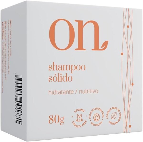 ORGANICO NATURAL Shampoo Solido Nutritivo On 80G
