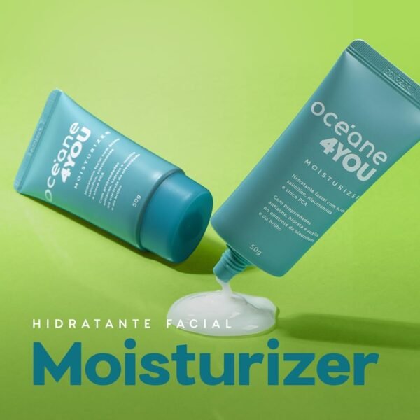 Océane Oceane Hidratante Facial Com Niacinamida E Ácido Salicílico Moisturizer 4You 50G - Imagem 2