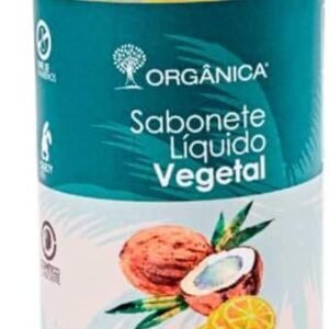 Orgânica Sabonete Líquido Puro Vegetal Vegano 250ml Coconut e Fresh