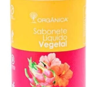 Orgânica Sabonete Líquido Puro Vegetal Vegano 250ml Pitaya e Hibisco