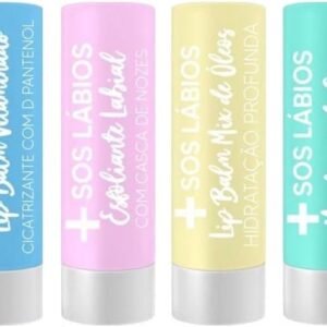 Outras Kit 4 Unidades - Tratamento Intensivo Sos Labios - Recupera E Protege Seus Labios Top Beauty