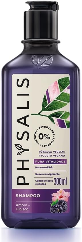 PHYSALIS Shampoo Vegano Physalis Pura Vitalidade 300Ml 1 PHYSALIS Shampoo Vegano Physalis Pura Vitalidade 300Ml