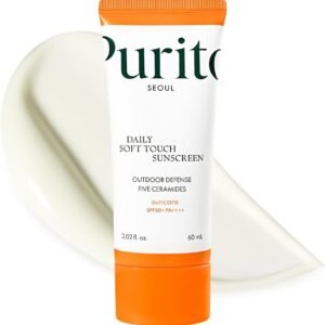PURITO Proteção Solar Diária Soft Touch FPS30 Face Sunscreen Oil Free UVA & UVB Proteção Lightweight e Oil Free para Todos os Tipos de Pele, Vegan e Cruelty-Free