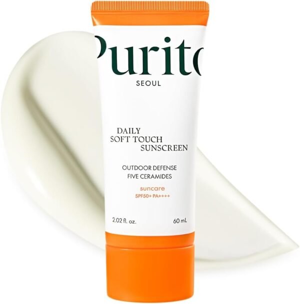 PURITO Proteção Solar Diária Soft Touch FPS30 Face Sunscreen Oil Free UVA & UVB Proteção Lightweight e Oil Free para Todos os Tipos de Pele, Vegan e Cruelty-Free