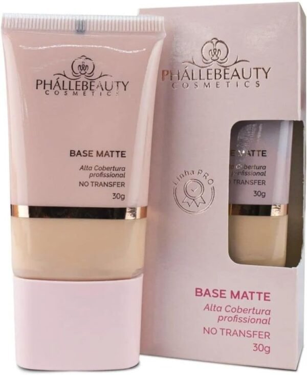 Phallebeauty Base Matte Alta Cobertura Cor 3 30G