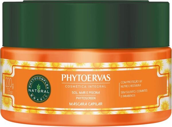 Phytoervas Phyto Máscara Hidratante Sol Mar E Piscina 220G Laranja