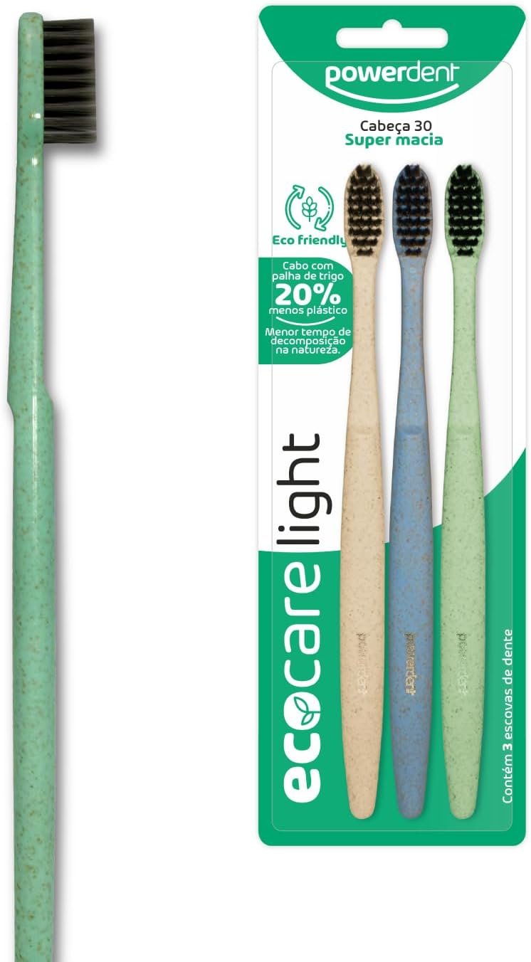 Powerdent Escova De Dentes Eco Light Pack 3Un 1 Powerdent Escova De Dentes Eco Light Pack 3Un