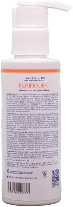 Purifique-C Sabonete Gel de Limpeza Facial 120ml – Limpeza Profunda e Suave, Auxilia na Eliminação de Impurezas e Oleosidade, Ideal para Todos os Tipos de Pele, Deixa a Pele Fresca e Revitalizada 2 Purifique-C Sabonete Gel de Limpeza Facial 120ml – Limpeza Profunda e Suave, Auxilia na Eliminação de Impurezas e Oleosidade, Ideal para Todos os Tipos de Pele, Deixa a Pele Fresca e Revitalizada - Imagem 2