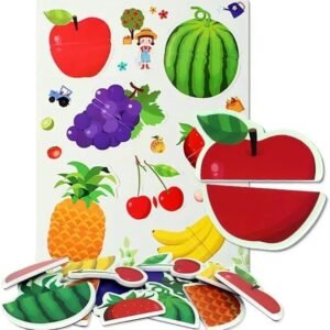 Quebra Cabeça de Frutas Magnético 14 Peças