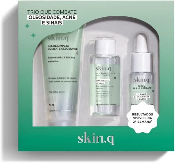 Quem disse, Berenice? Kit Mini Combate Oleosidade Skin.q (3 itens)