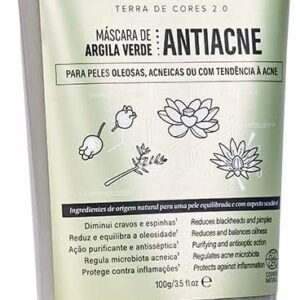 Quintal Dermocosméticos Máscara De Argila Verde Antiacne - Terra De Cores 2.0