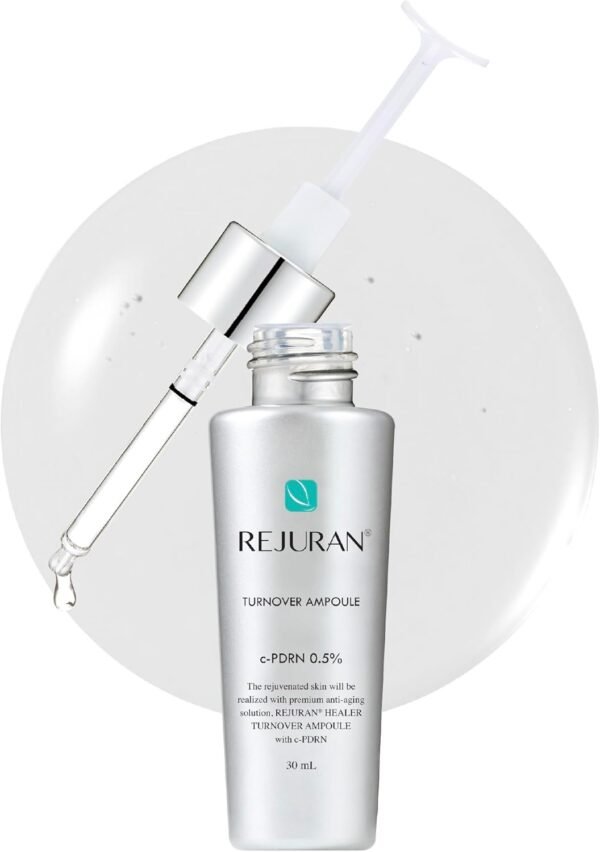 REJURAN® Turnover Ampoule, c-PDRN® – Soro facial original Salmon DNA PDRN para pele de vidro firme, hidratante e radiante com resultados antienvelhecimento visíveis. Cuidados com a pele coreano