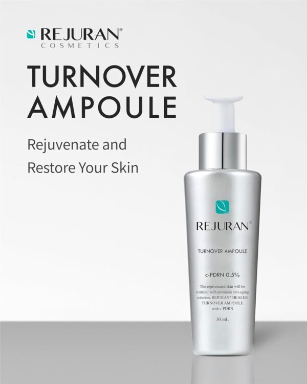 REJURAN® Turnover Ampoule, c-PDRN® – Soro facial original Salmon DNA PDRN para pele de vidro firme, hidratante e radiante com resultados antienvelhecimento visíveis. Cuidados com a pele coreano - Imagem 2