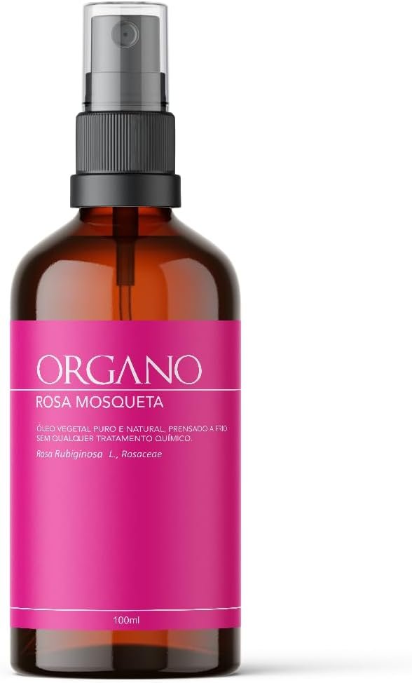 Rosa Mosqueta Rubiginosa ORGANO - Óleo Vegetal 100% Puro E Natural - Clareador E Antimanchas - 100ml 1 Rosa Mosqueta Rubiginosa ORGANO - Óleo Vegetal 100% Puro E Natural - Clareador E Antimanchas - 100ml