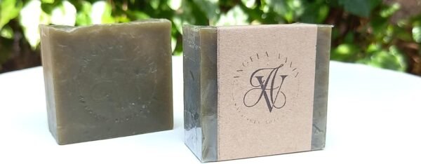 SABONETE ARTESANAL DE ARGILA VERDE COM MELALEUCA COM EXTRATO E ÓLEO DE AMÊNDOAS (100 GRAS CADA, KIT, 1)