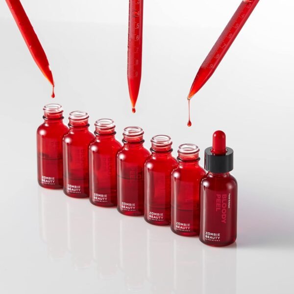 SKIN1004 Bloody Peel 1,01 Fl.Oz, 30Ml Aha 17% Peeling Solution, Proporciona Um Efeito De Esfoliação Dramático Com Cuidados Especiais Em Casa - Imagem 2