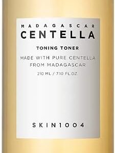 SKIN1004 Madagascar Centella Toning Toner 7,10 Fl.Oz, 210Ml, Solução De Cuidados Diários Para Pele Sensível Com Tendência A Acne