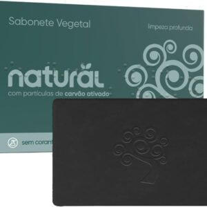 Sabonete Natural com Carvão Ativado 80g, Suavetex