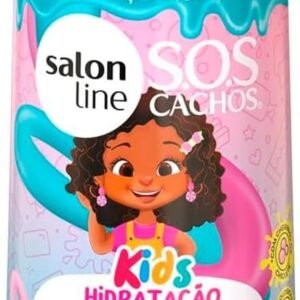 Salon Line, Creme para Pentear, SOS Cachos Kids, Hidratação Chiclete, Vegano - Para Cabelos Ondulados, Cacheados e Crespos, 300ml