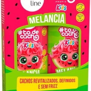Salon Line, Kit Shampoo 300 ml e Condicionador 200 ml, #todecacho Kids, Melancia, Vegano - Para Cabelos Ondulados, Cacheados e Crespos