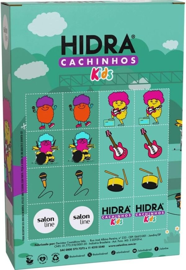 Salon Line, Kit Shampoo e Condicionador, Hidra Cachinhos Kids, Vegano - Para Cabelos Ondulados, Cacheados e Crespos, 300ml - Imagem 2