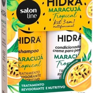 Salon Line, Kit Shampoo e Condicionador, Hidra Maracujá Tropical, Vegano - Para Todos os TIpos de Cabelos