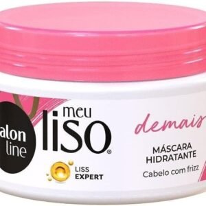 Salon Line, Máscara Capilar, Meu Liso, Demais, Vegana - Cabelos Lisos, 300 g