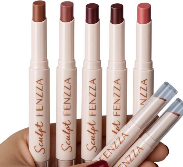 Sculpt Caneta Duo, Batom em Stick e Lápis Labial Retrátil 2 em 1 em, Acabamento Cremoso - Maquiagem (05, 1 Unidade) - Imagem 2