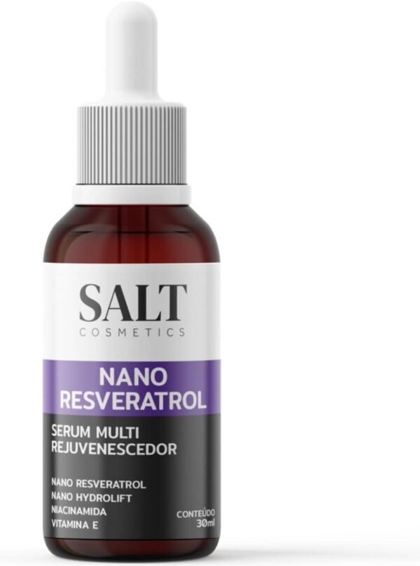 Sérum 12% Nano Resveratrol + 6% Niacinamida + 7% Nano Hydrolift + 5% Vitamina E - Salt Cosmetics - Imagem 2