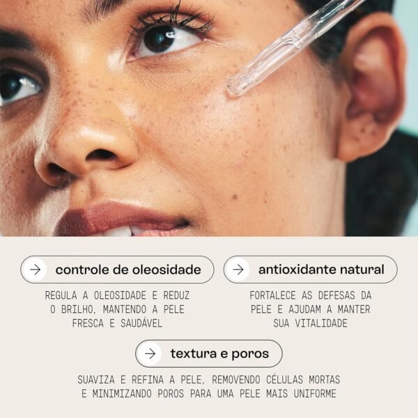 Serum Antiacne Ácido Salicílico 2% - Reduz a Oleosidade da Pele, Antiacne e Poros Dilatados - Com Resveratrol e Zinco PCA - Textura Aqua Gel - Vegano, 30g, Beauts - Imagem 2