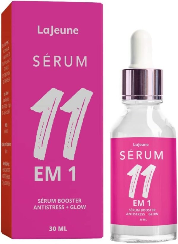 Sérum Facial 11em1 - Niacinamida +Rosa Mosqueta+ Extrato de Açaí - Pele hidratada, macia e iluminada-Unissex- Para todos os tipos de pele 95% Ingredientes Naturais - 30ml