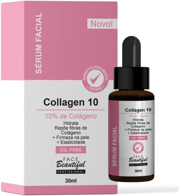Sérum Facial Colágeno Oil Free Face Beautiful Profissional