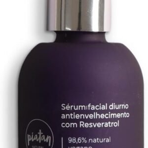 Serum Facial Diurno Antienvelhecimento Resveratrol 30ml Piatan Natural